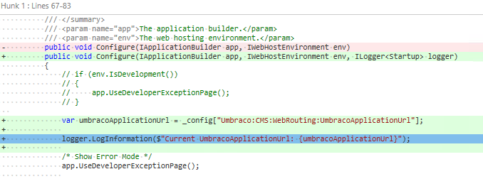 Logging the effective UmbracoApplicationUrl