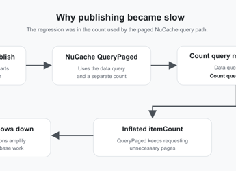 Debugging Slow Publishing in Umbraco 13 at 325K Nodes