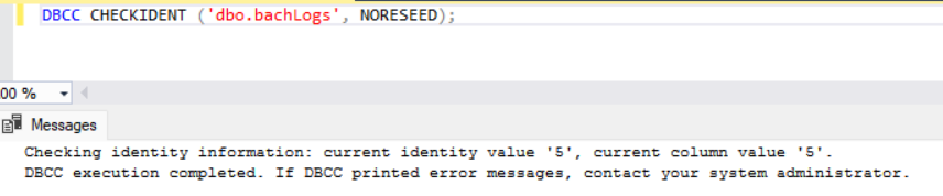 Inspect the identity